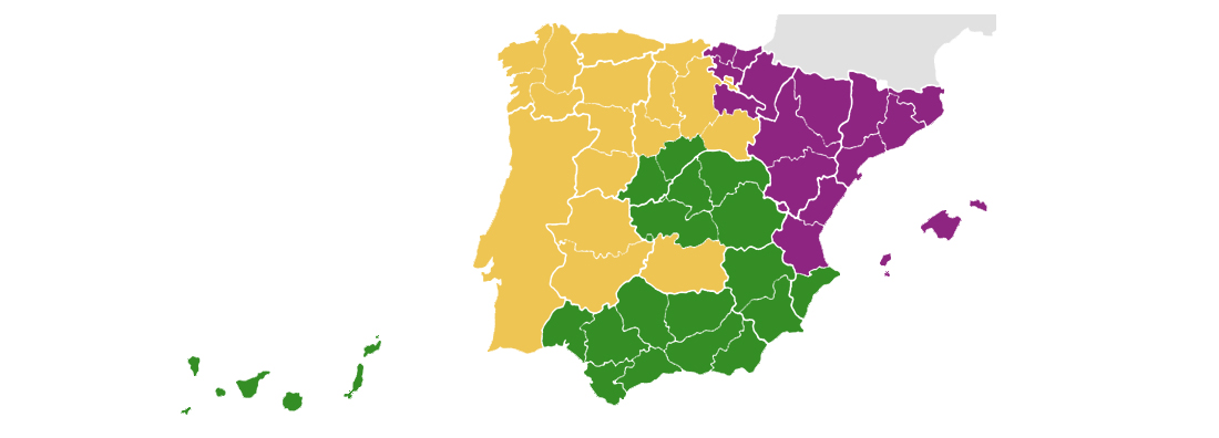 Mapa Viveros Pereira Espana